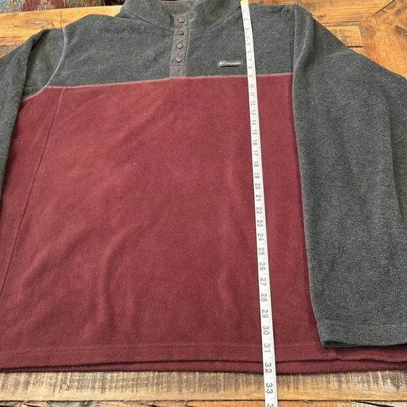 Columbia Steens Mountain Half Snap Fleece Pullover Jacket 3XT - Picture 10 of 12